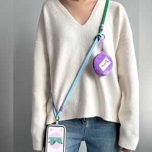 💚🐶Pawe® Design Handmade 3-in-1 Lanyard Crossbody | Wrist Phone Strap